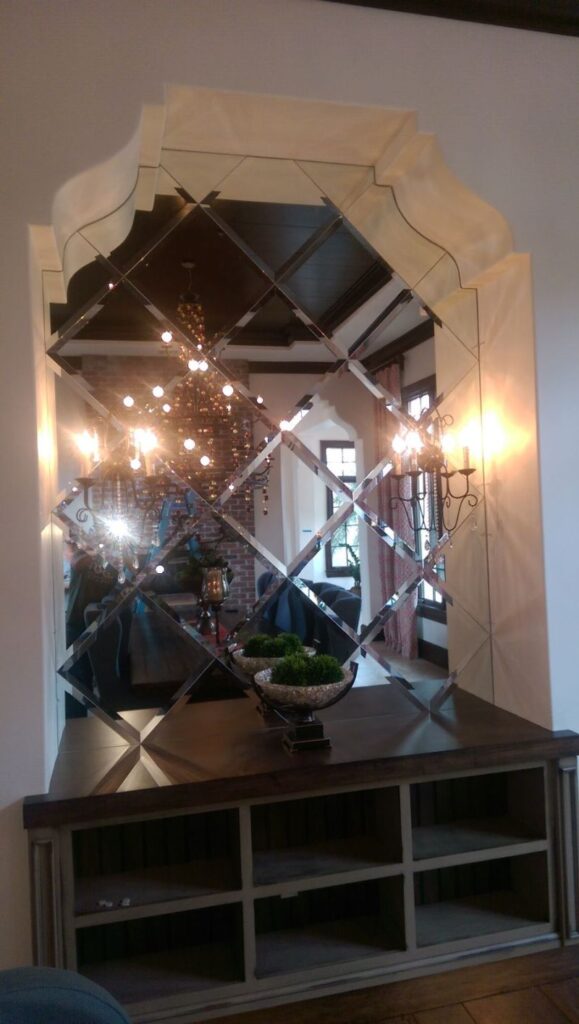 antiqued glass mirrors for Orlando home decor