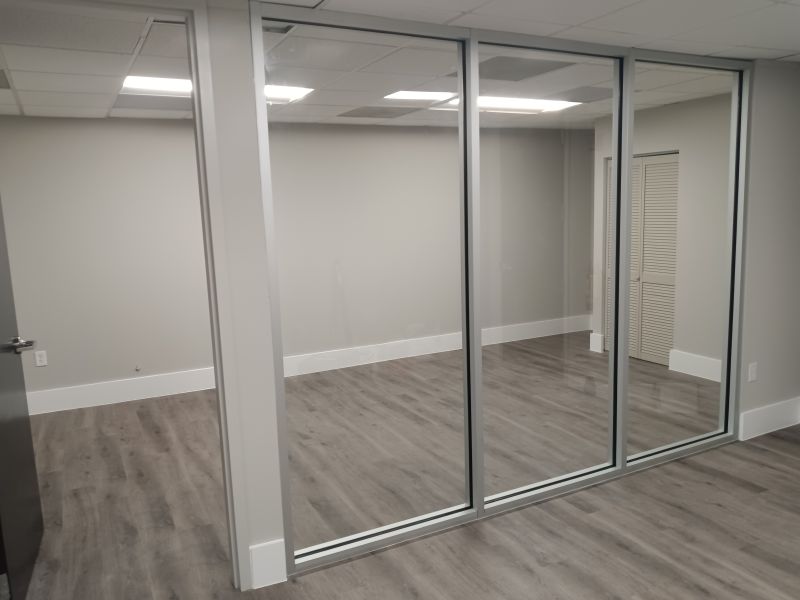 custom glass office walls Orlando