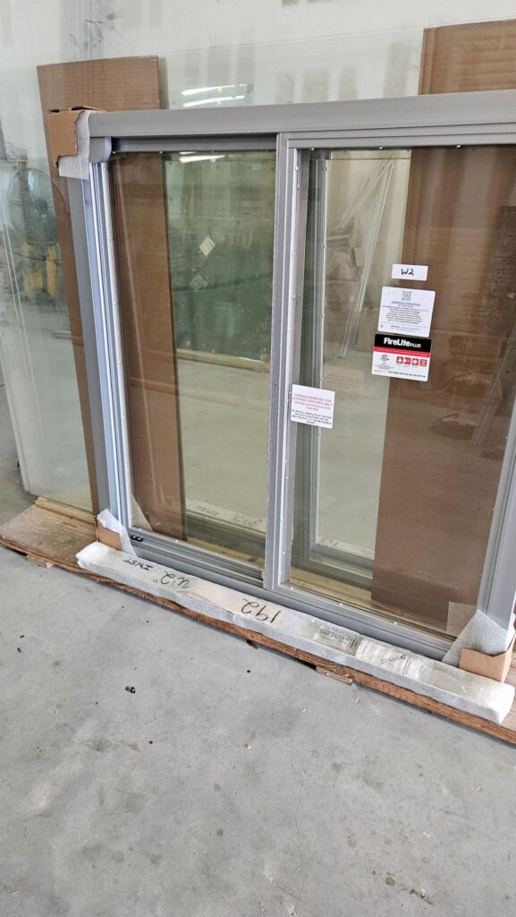 Fire rated sliding glass window - Osceola County Administration Building Orlando