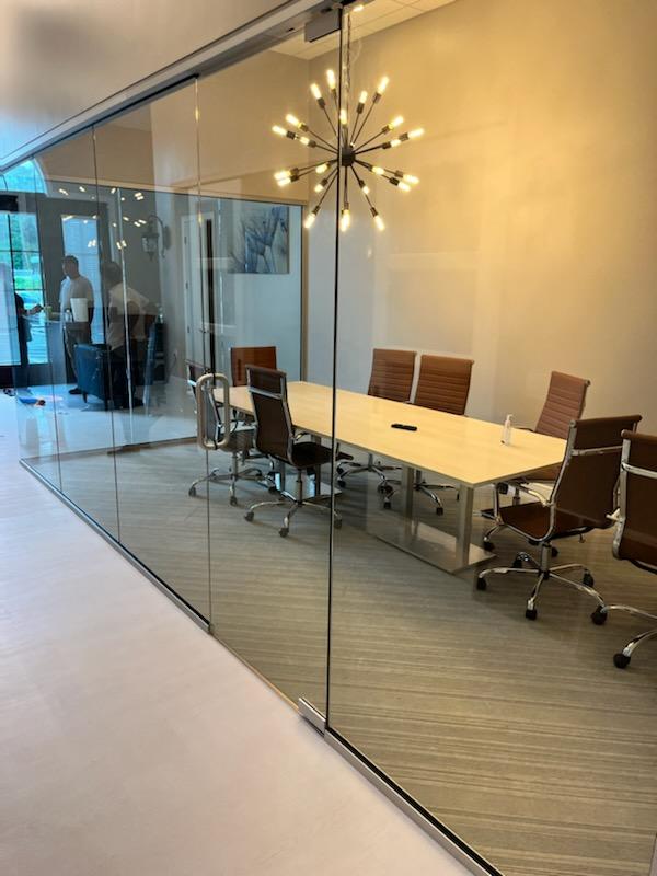 commercial office glass walls Orlando