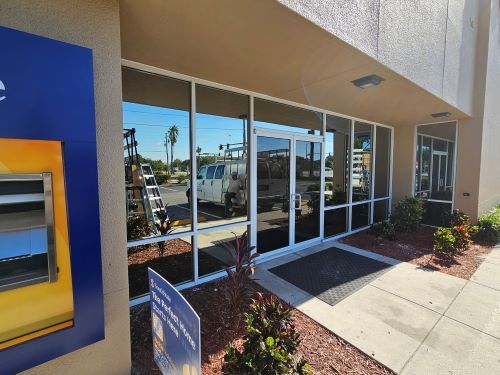 Orlando Commercial Glass Window Storefront Emergency Repair Replacement