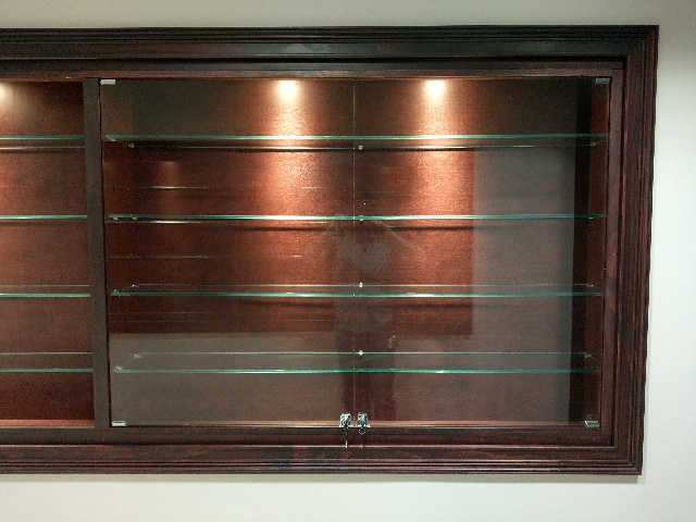 Custom trophy glass case Orlando